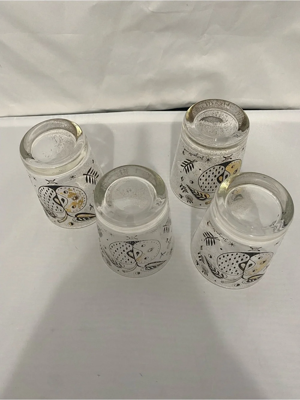 MCM Forbidden Fruit set of 4 Glasses